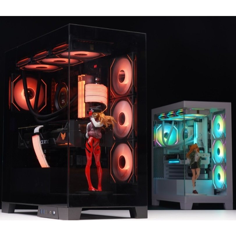 CASE (มีพัดลม ARGB 4 ตัว) SAMA NEVIEW 2351 (WHITE / BLACK) - 1 Year