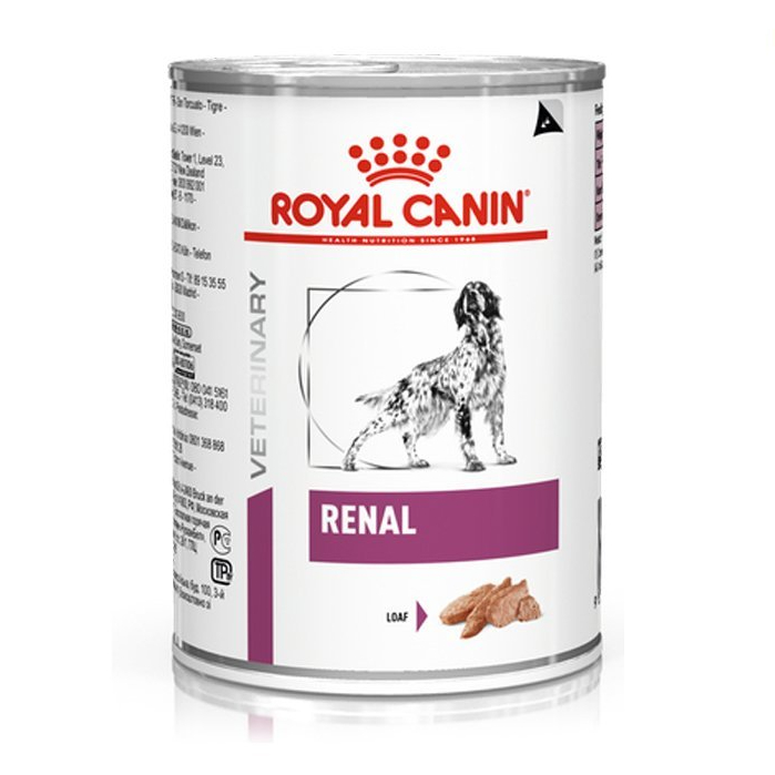 โปรดอ่านก่อนสั่ง Royal Canin Renal 410g 1 กระป๋อง อาหารเปียกสุนัขโรค ไต