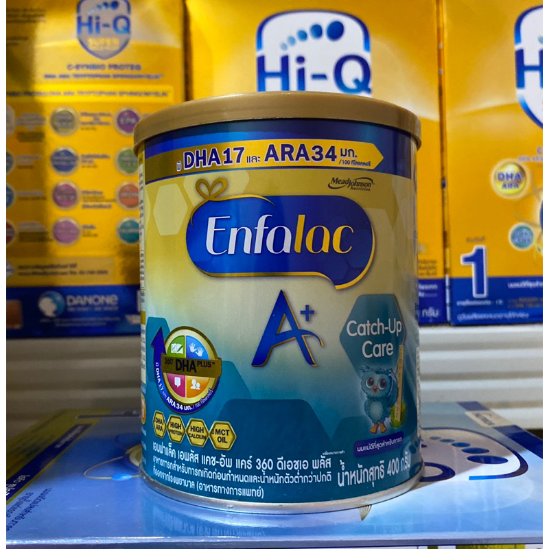 Enfalac A+ Catch-Up Care เอนฟาแล็ค เอพลัส แคช-อัพ แคร์ ขนาด 400 กรัม Exp วันหมดอายุ 29-04-2027