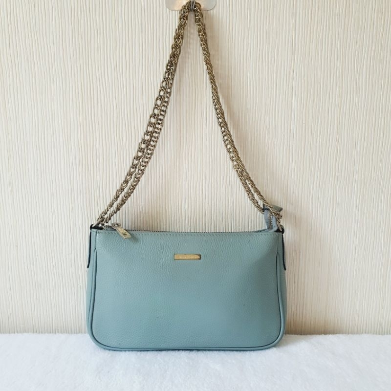 Della Stella💙crossbody สีฟ้าอมเทา