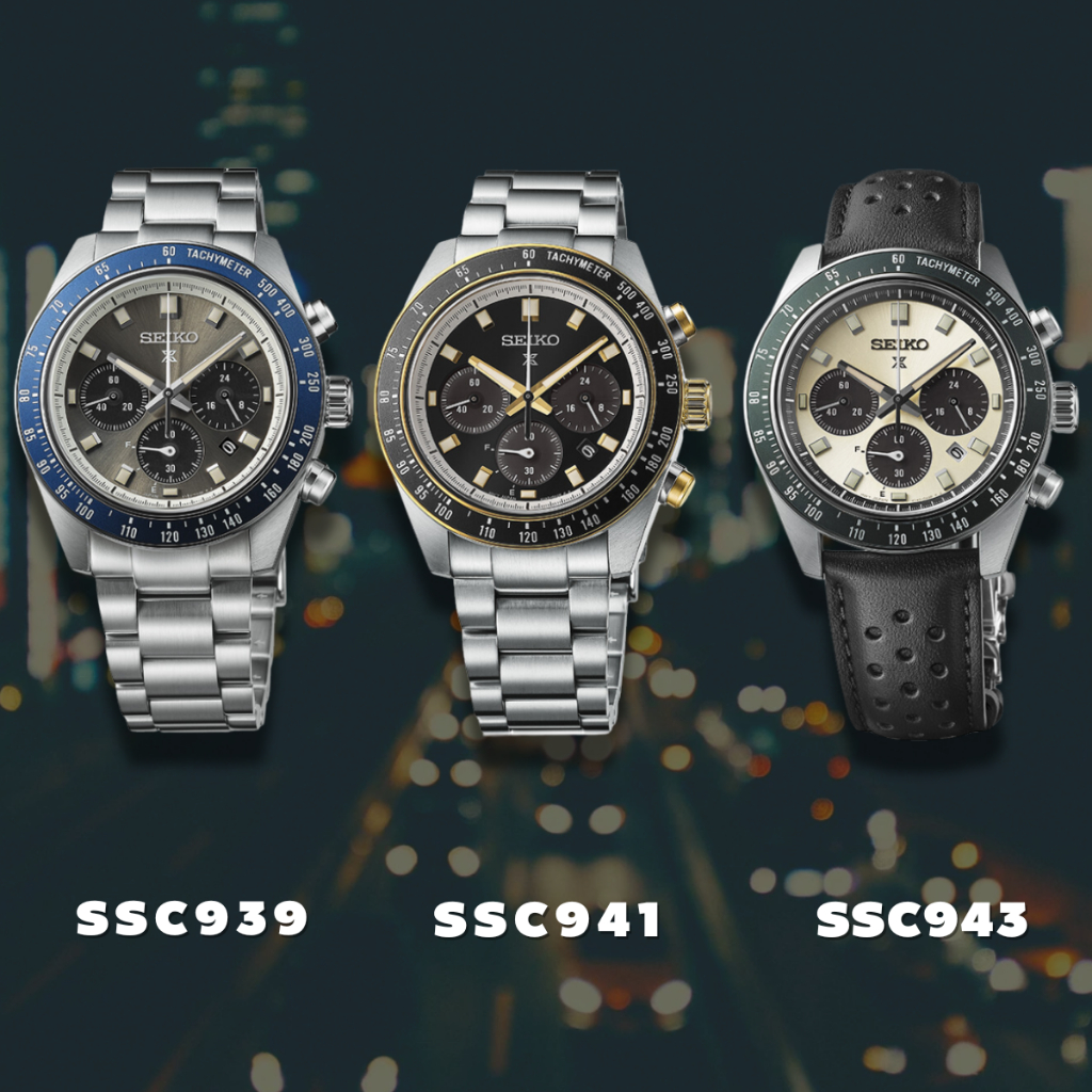 SEIKO นาฬิกาข้อมือ ไซโก ไซโก้ Seiko Prospex SSC939 SSC941 SSC943 SPEEDTIMER