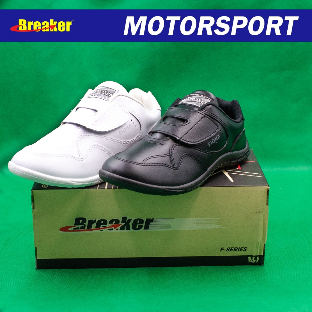 รองเท้ากีฬา Breaker F13 / F11 เบรคเกอร์ รองเท้ากีฬา รองเท้าพละแบบติดเทป ไซส์ 31-41