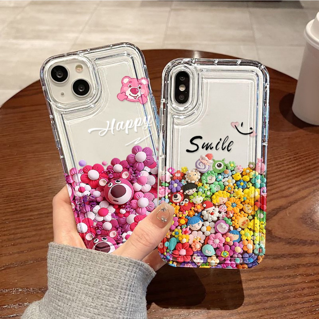 เคสใสกันกระแทก ลายการ์ตูน for OPPO A17 A15 A15S A16K A16 A53 A3S A57 A54 A55 Reno11f 5G A31 A60 A79