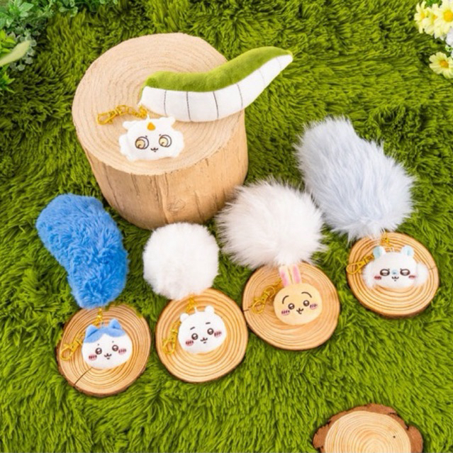 พร้อมส่ง พวงกุญแจหาง Chiikawa แท้จากญี่ปุ่น