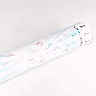 (พร้อมส่งจากไทย) พลุกระดาษ เฉลย ทายเพศ เปเปอร์ชุท 30 cm gender reveal paper shoot