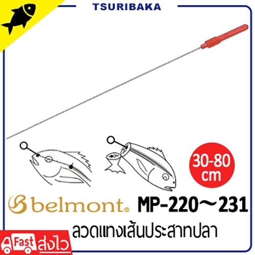 BELMONT SHAPE MEMORY ALLOY ลวดทำลายเส้นประสาทปลา คืนรูปได้ สำหรับการทำอิเคะจิเมะ ชิงเคจิเมะ ikejime 