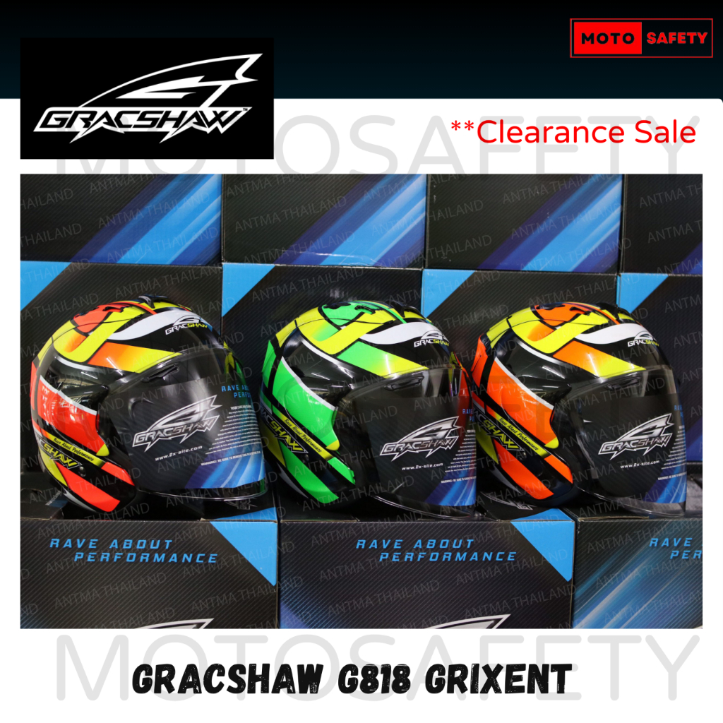 [ราคาโละ] หมวกเปิดหน้า Gracshaw G818 Grixent