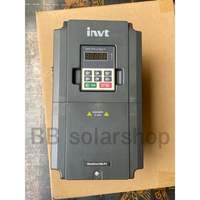 Inverter invt 5.5kw/380v GD100-5R5G-4-PV (อินเวอร์เตอร์ โซล่าเซลล์ปั๊มน้ำ)