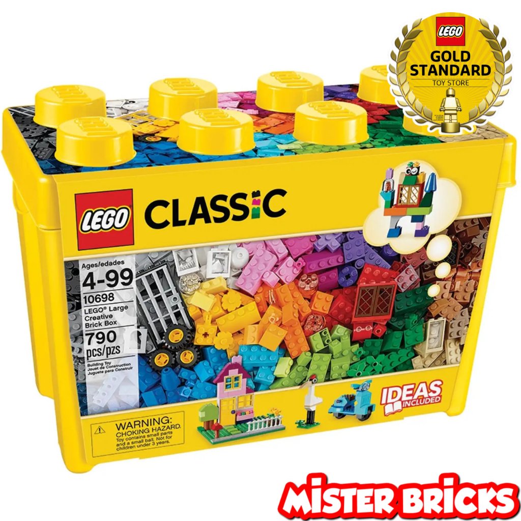 LEGO® 10698 Large Creative Brick Box ชุดอิฐสร้างสรรค์ขนาดใหญ่ พร้อมกล่องเก็บสะดวก