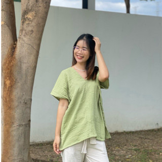 เสื้อพื้นเมืองทรงกะเหรี่ยง ผ้าสาลูสองชั้น เนื้อผ้านุ่มใส่สบา…