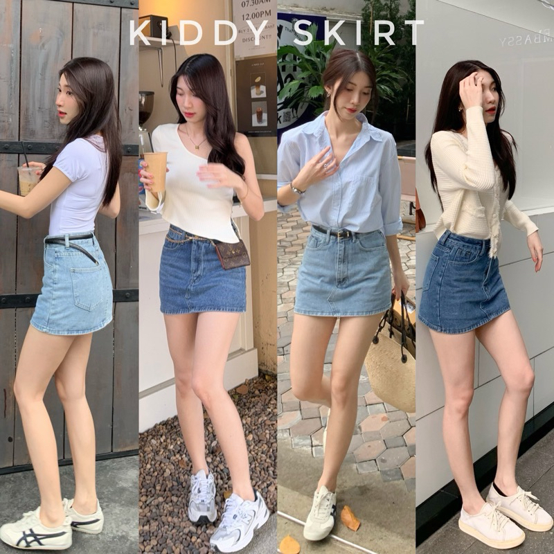 New Kiddy skirt  สีดำ 🐰💕💫 size S