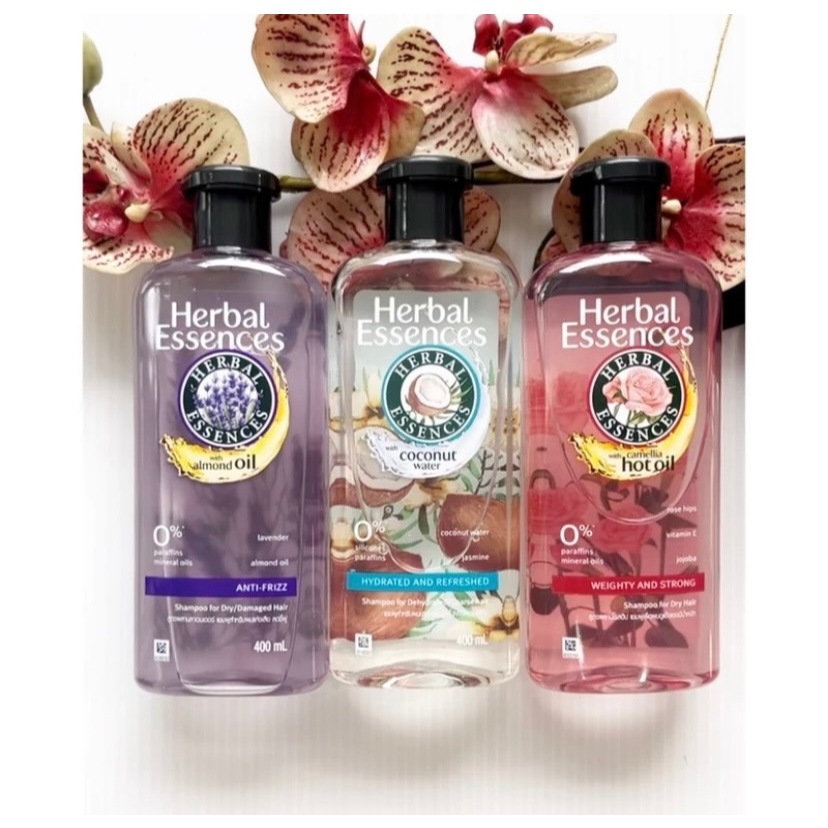 400 ml. ผลิต 01/24 Herbal Essences เฮอร์บัล เอสเซนส์ แชมพู ครีมนวดผม