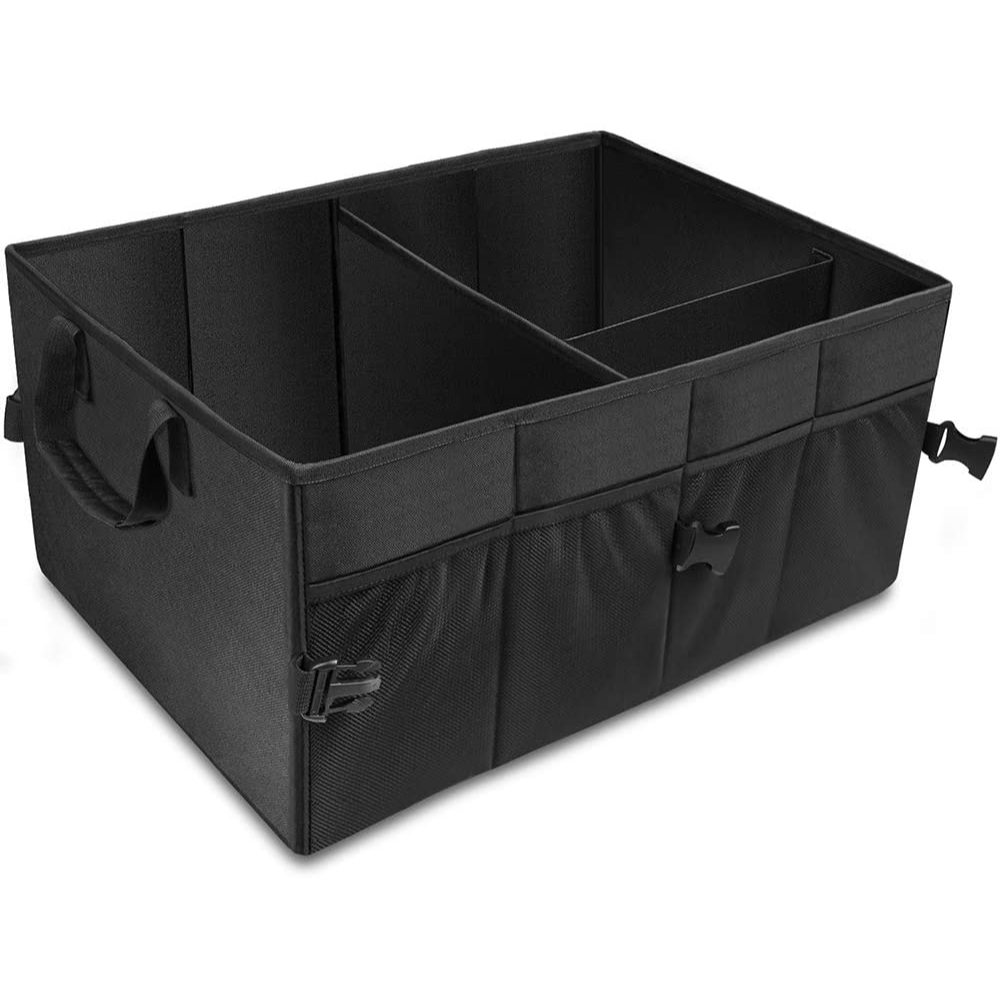 กล่องใส่ของจิปาถะ จัดเก็บหลังรถของคุณให้เป็นระเบียบเรียบร้อย BOX เป็นกล่องลังแบบพับได้ เสริมฐานให้แข็งแรงมากกว่ารุ่นก่อน - รูปที่ 6