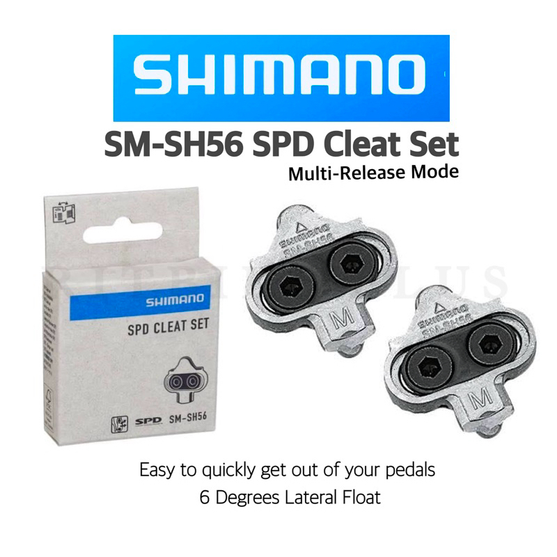 (โค๊ดส่วนลด) แผ่นคลีทเสือภูเขา SHIMANO SM-SH56 สำหรับบันไดคลีท Shimano แพ็คเกจใหม่(ลดโลกร้อน)(ของแท้บริษัท)