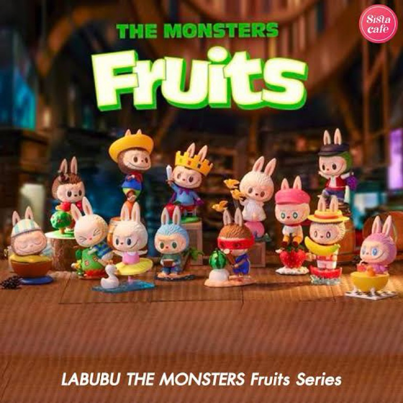 the monster labubu fruit ของแท้จาก popmart