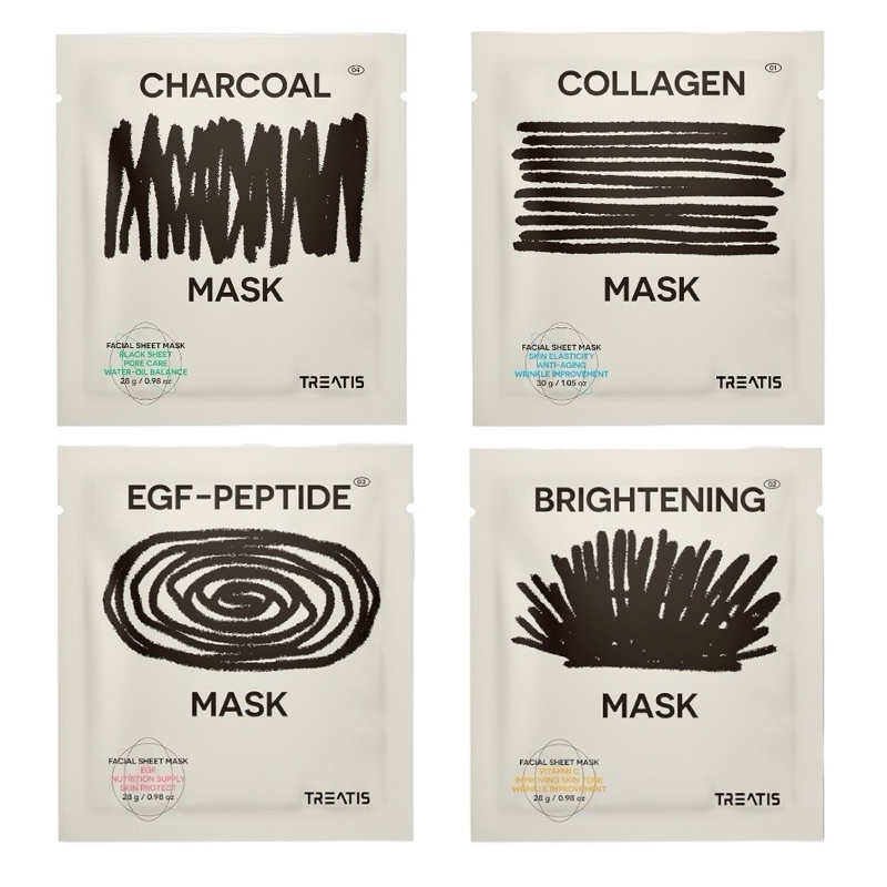 🔥แท้🔥พร้อมส่ง Mark หน้า TREATIS 30 g./FACIAL SHEET MARK