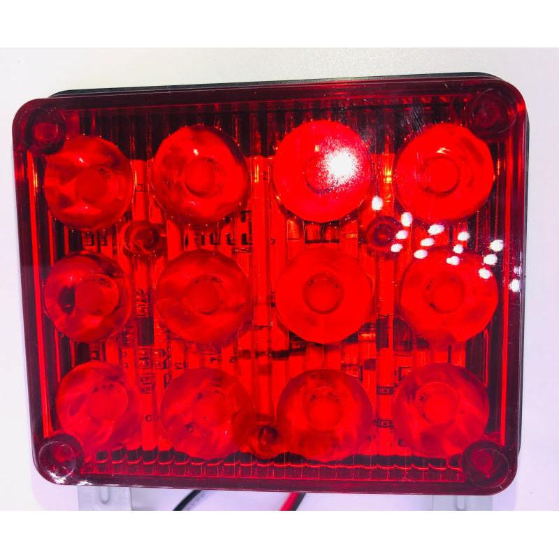 ไฟฉุกเฉินไฟไซเรนLED 12จุด * 2ชิ้น รุ่น 2P อเนกประสงค์ สีน้ำเงิน+สีแดง 12v - รูปที่ 3