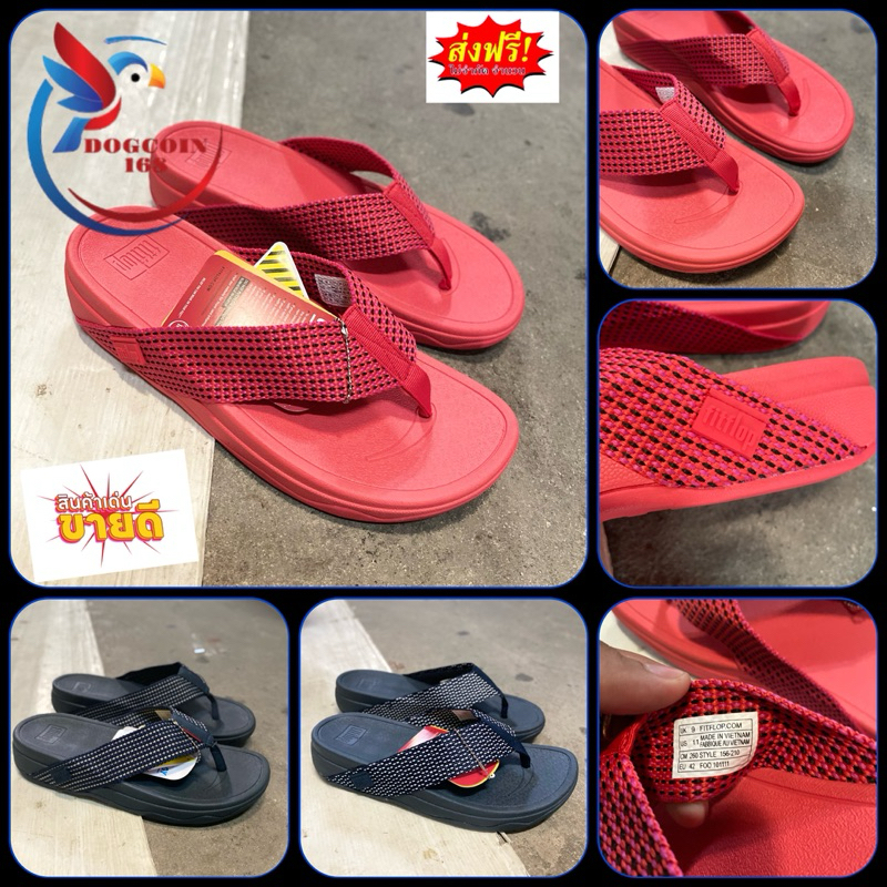 รองเท้าแตะหูหนีบ Fitflop ของผู้ชายของผู้หญิงใส่ได้สินค้าเข้ามาใหม่สินค้าจัดส่งทุกวันตามภาพสินค้า