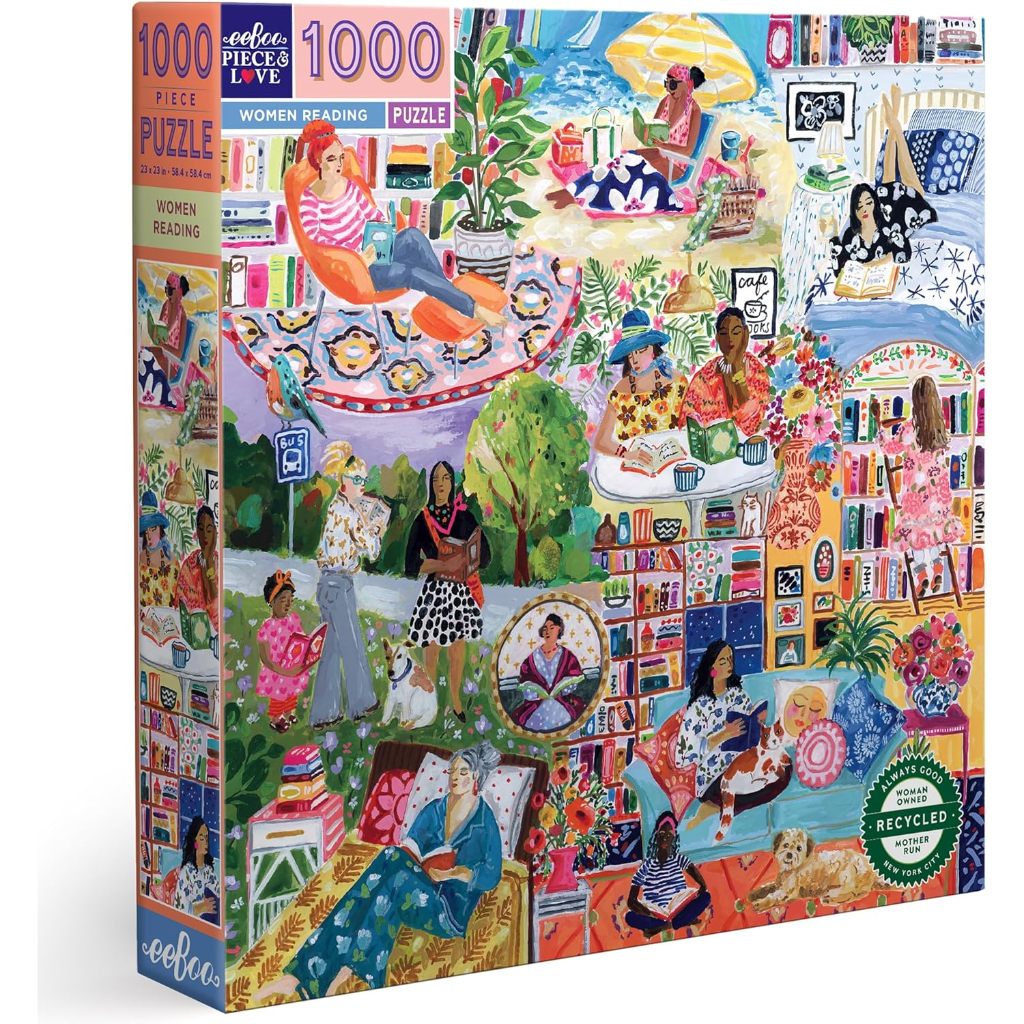 eeBoo - Women Reading by Jennifer Orkin Lewis ขนาด 1000 ชิ้น  จิ๊กซอว์พร้อมส่ง