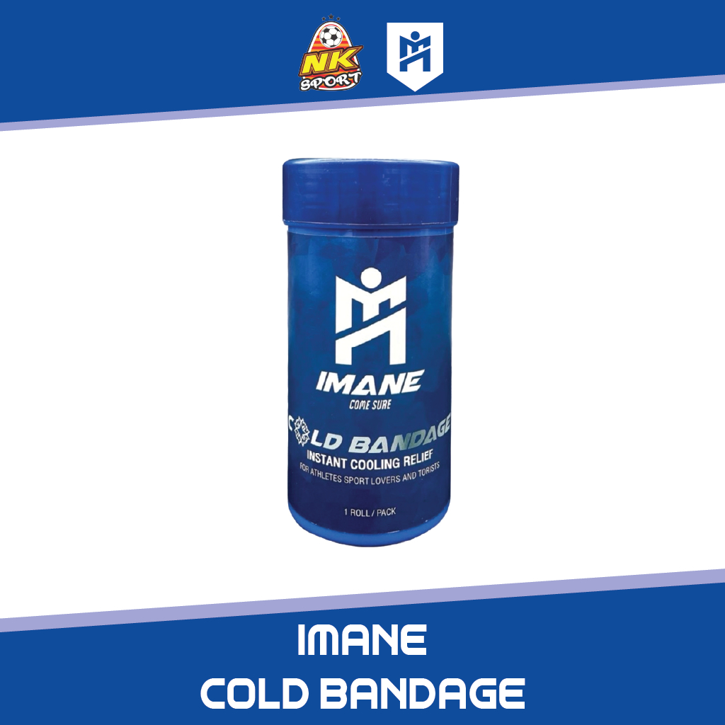 IMANE COLD BANDAGE #IMANE THERAPY COLD - เทปรัดกล้ามเนื้อชนิดเย็น IMT1 001 บรรเทาอาการการบาดเจ็บจากการออกกำลังกาย