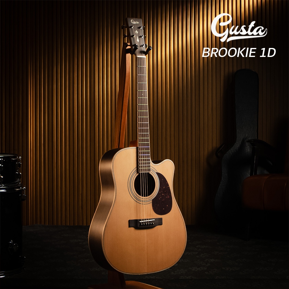 Gusta Brookie 1D กีต้าร์โปร่ง Music Arms