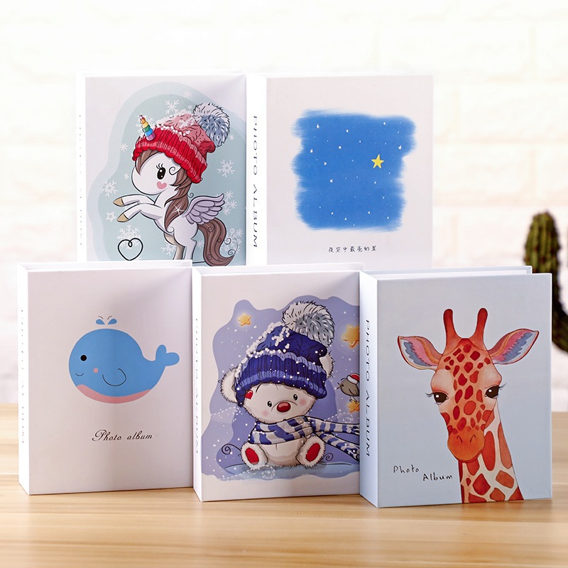 อัลบั้มรูป 4x6 นิ้ว 100 รูป ลายน่ารัก มีหลายลาย พร้อมส่ง