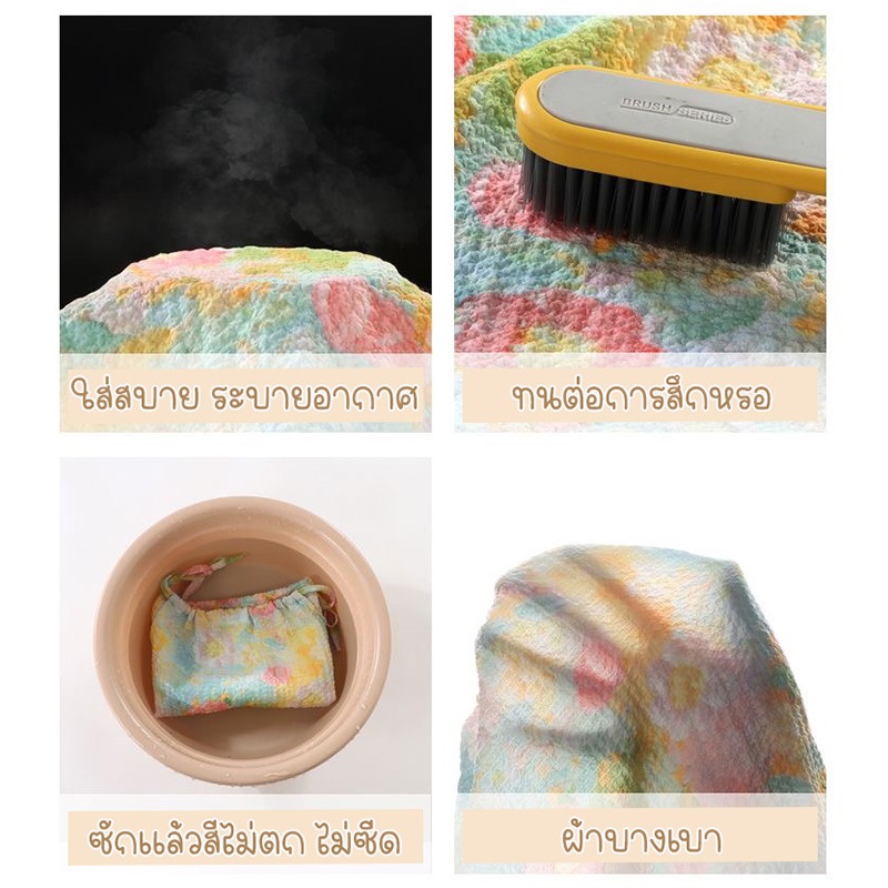 Babyonline(Y431)J5 (ส่งด่วน1วัน)ชุดเซ็ต2ชิ้นแบบรูดสายผูกไหล่ลายดอกไม้สำหรับเด็กผู้หญิง รูปที่ 6