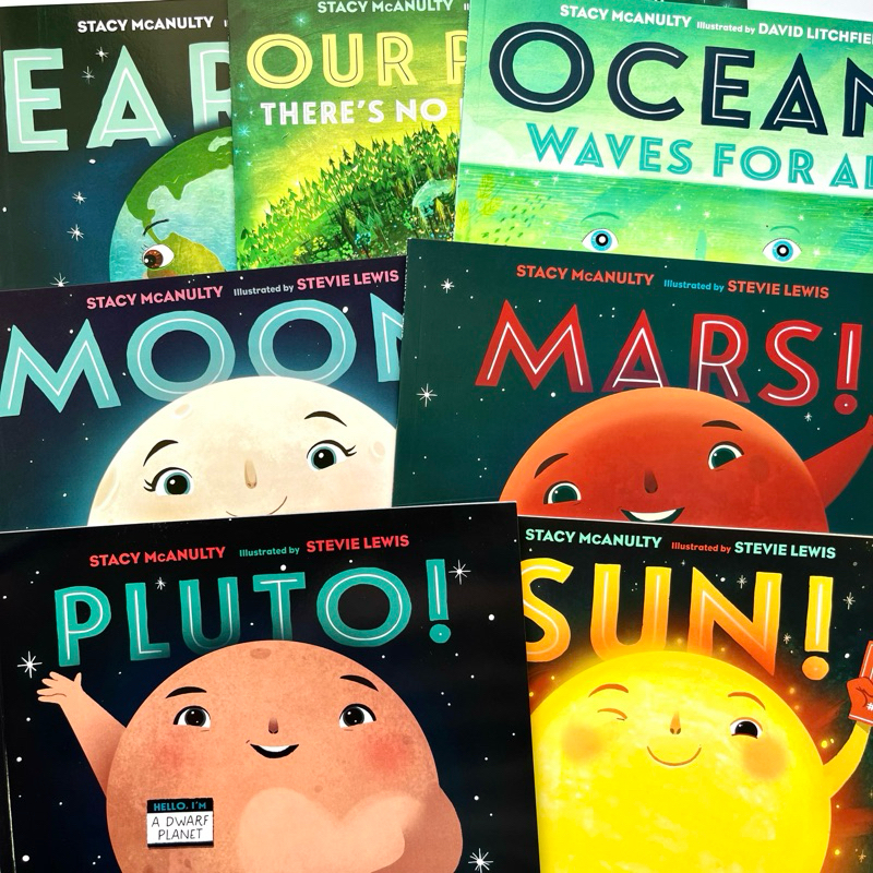 Elements of the Universe Our Univers Book Series ,Our planet / Earth / Ocean / Mars / Moon / Sun / pluto ,7 Books