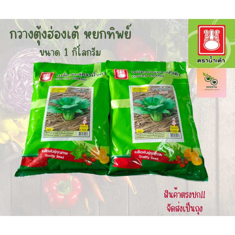 เมล็ดกวางตุ้งฮ่องเต้ หยกทิพย์ ขนาด 1กิโลกรัม