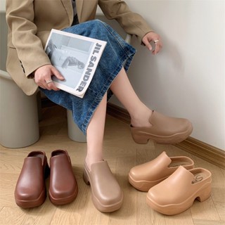 SUNBALEE 🤎 SUNG15 รองเท้าเสริมส้น แบบสวม ทรงเท้าเรียว สูง 8 …