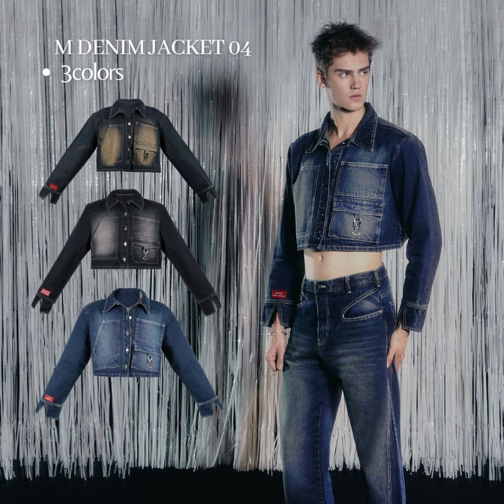Merge Official - M Denim Jacket 04 (พร้อมส่ง)