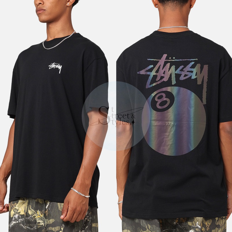 โค้ดลด30% เหลือ1,7xx[แท้100%]เสื้อ Stussy รุ่น UV 8 Ball AU