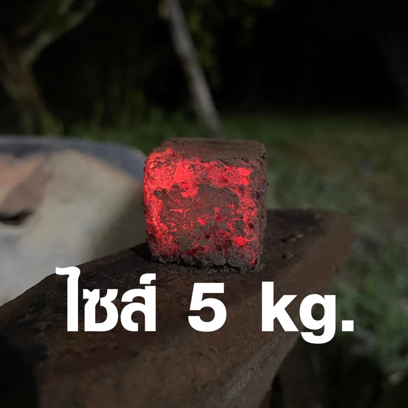 ถ่านเต๋าออแกนิค 5kg มีประสิทธิภาพสูง กะลาเน้นๆ