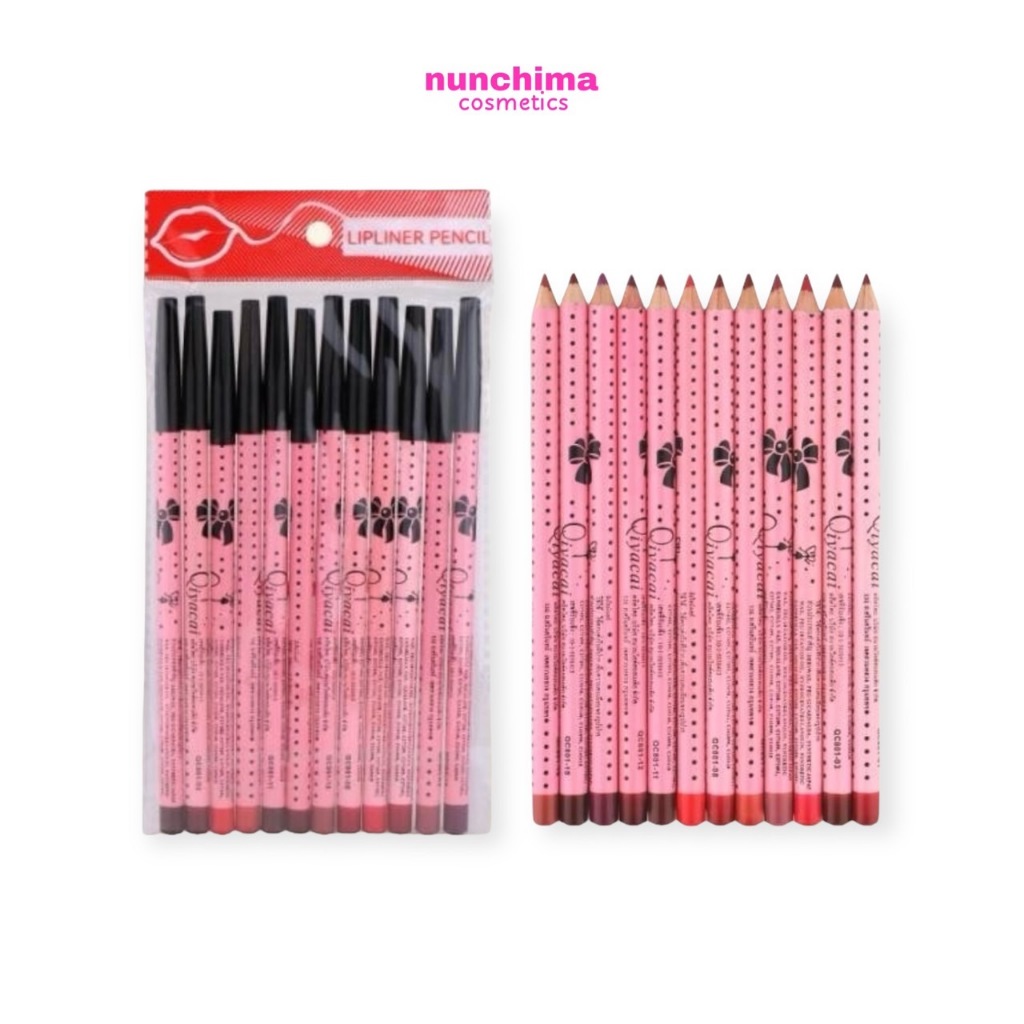 QC801 Qiyacai Lip Liner Pencil ดินสอเขียนขอบปาก ลิปไลเนอร์