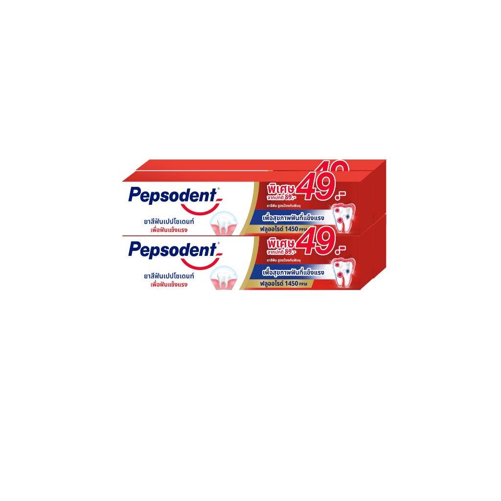 Pepsodent เปปโซเดนท์ ยาสีฟัน คาวิตี้ไฟต์เตอร์ 190ก. x 4