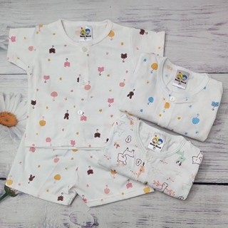 Baby Hood ชุดเด็กแรกเกิด กระดุมหน้า (0-3เดือน)