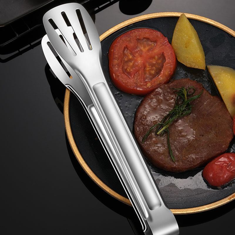 คลิปสแตนเลส คลิปอาหารกันลื่นสำหรับเก็บขนมปัง สเต็ก และบาร์บีคิว