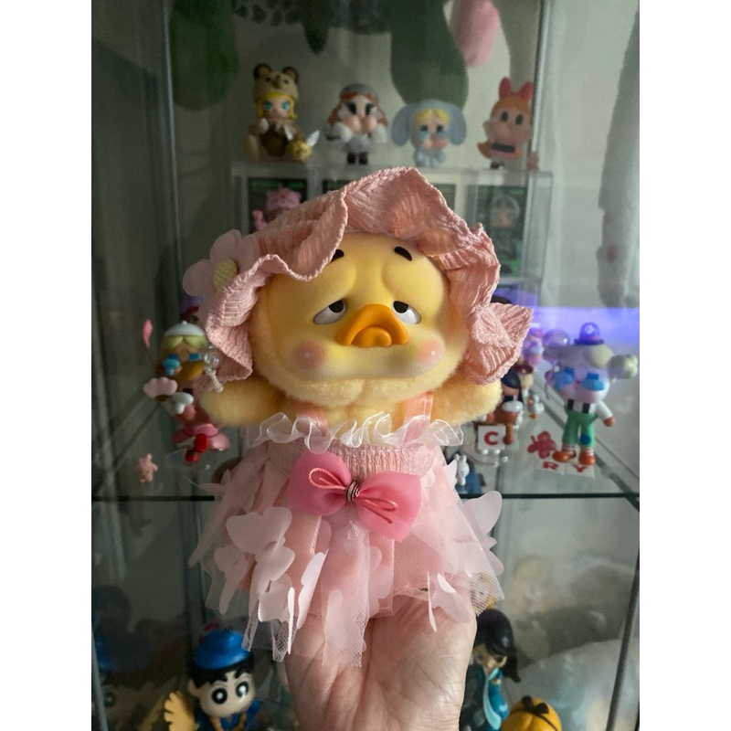 ชุดตุ๊กตาเป็ดหน้าบึ้ง upsetduck ชุดมี 2 ชิ้น ชุดเจ้าหญิงสีชมพู+หมวก พร้อมส่ง