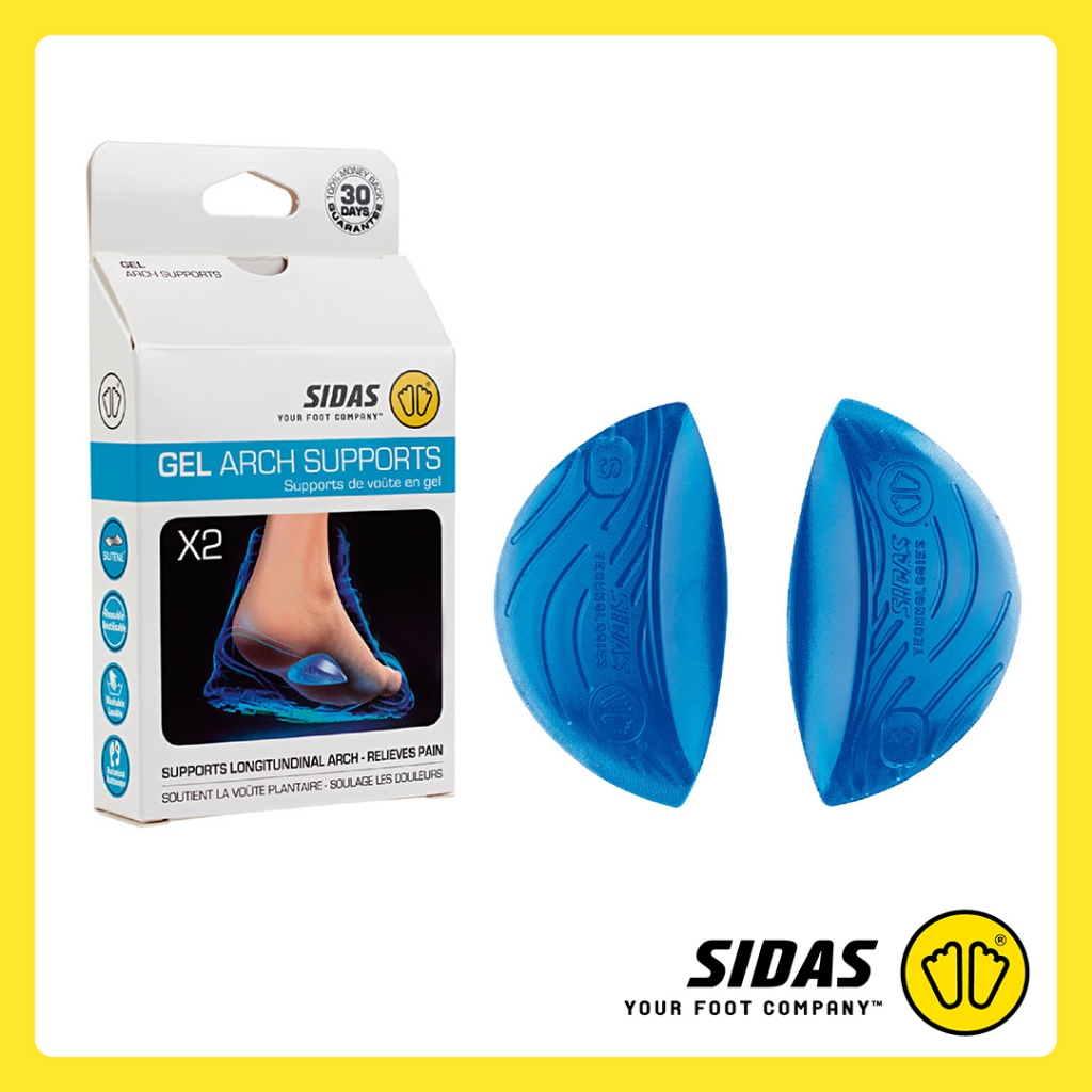 SIDAS Gel Arch Supports แผ่นเจลซัพพอร์ตอุ้งเท้า
