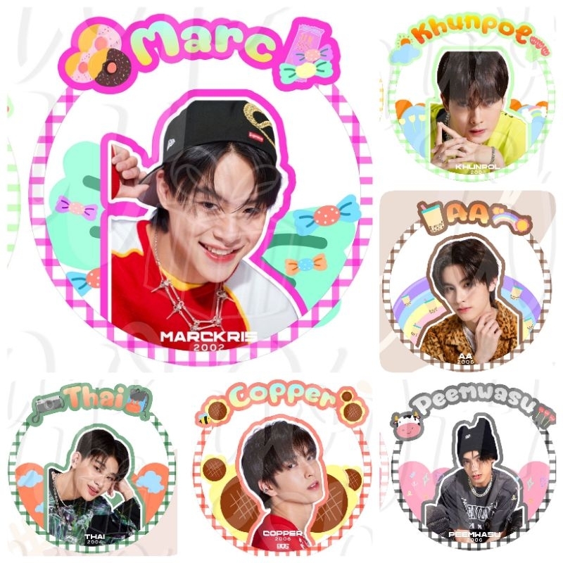 พัดใส BUS เน็ก ภูธัชชัย คอปเปอร์ ภีมวสุ ฮาร์ท ขุนพล เอเอ มาร์คคริส จินวุค จั๋ง อลัน ไทย พร้อมส่ง