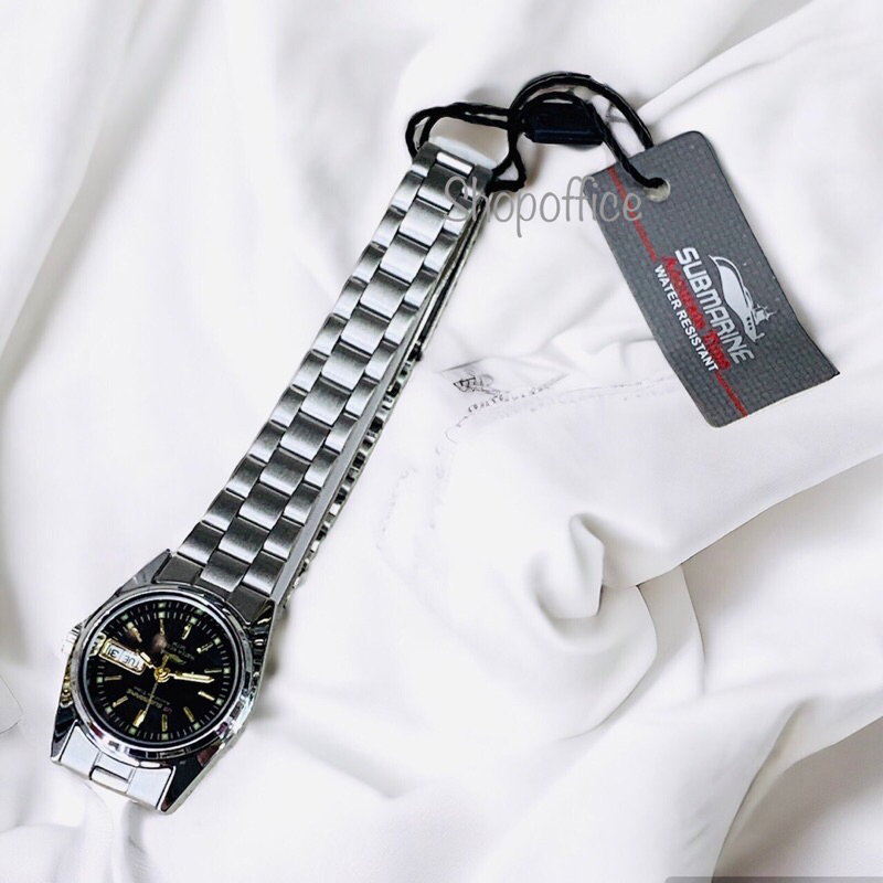 นาฬิกาข้อมือ ผู้หญิง US SUBMARINE แท้ มีพรายน้ำ กันน้ำ100% มีวันที่ สัปดาห์ J035