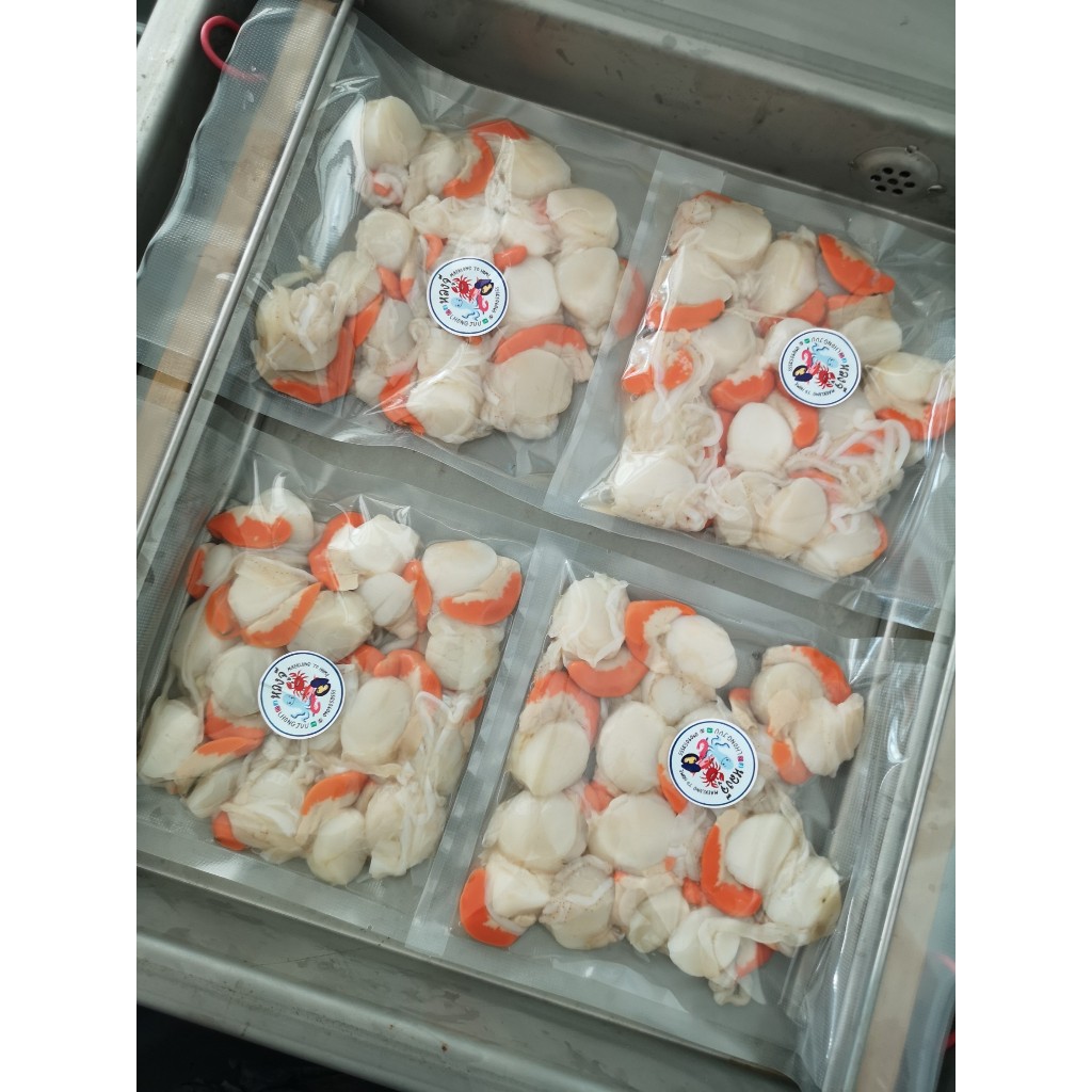 หอยเชลล์ แกะสด 199บาท 300 กรัม จากเรือประมง ปลอดสารทุกชนิด ขาวธรรมชาติ - รูปที่ 2