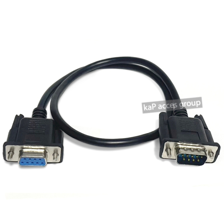 DB9 RS232 Serial 9 pin male / female ผู้ เมีย ซีเรียล สายตรง Straight Cable 50cm.
