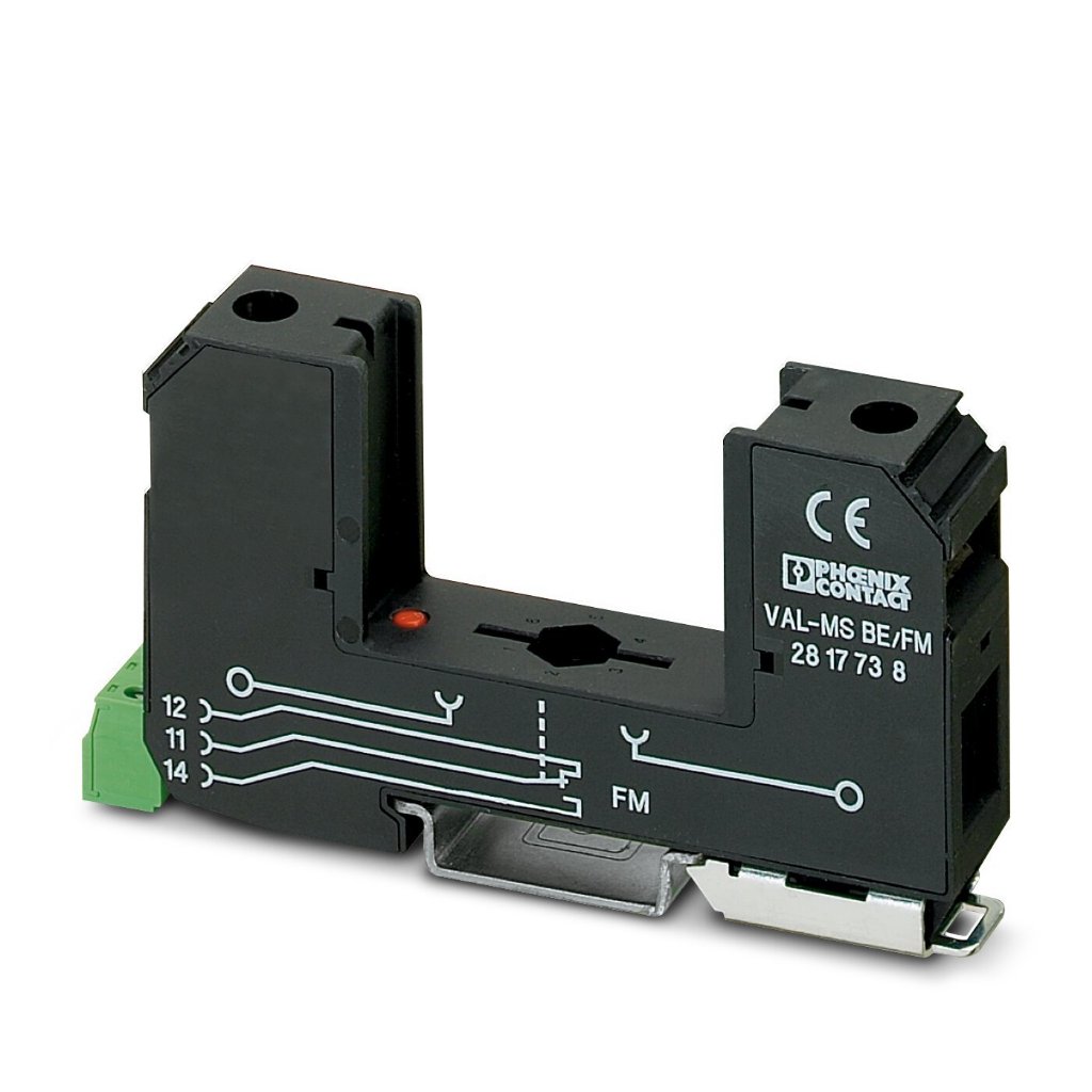 Type 2 surge protection base element - VAL-MS BE/FM (2817738)