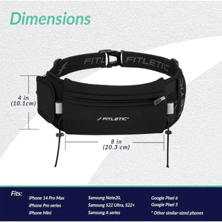 Fitletic Ultimate II กระเป๋าคาดเอววิ่ง กระเป๋าใส่มือถือ ไม่เด้งไปมา