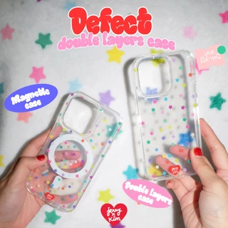 *Defect* Tiny stars double layers case & magnetic case สินค้ามีตำหนิ ไม่มีรุ่น plus