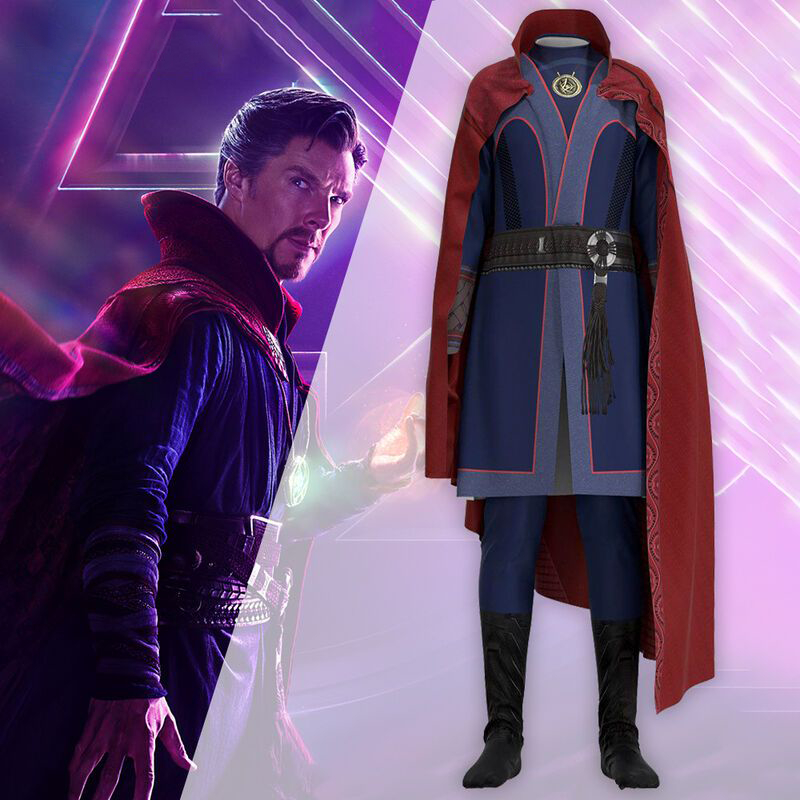 【แรคคูน】Cosplay Doctor Strange ชุดด็อกเตอร์ สเตรนจ์ ชุดแฟนซี ขุดฮีโร่ ชุดซุปเปอร์ฮีโร่ Dr.Strange พร