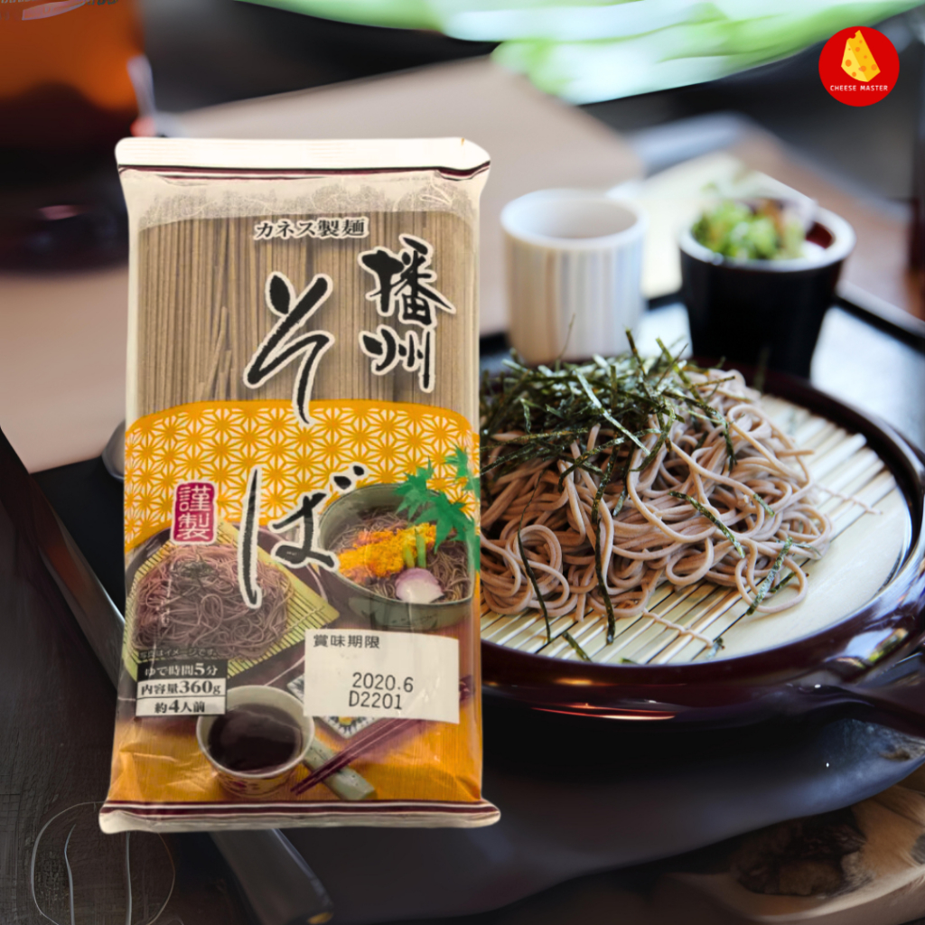 คาเนสุ เส้นโซบะแห้ง 360ก KANESU Banshu Soba เส้นโซบะ โซบะสำเร็จรูป โซบะแห้ง เส้นอุด้ง เส้นโซเมน