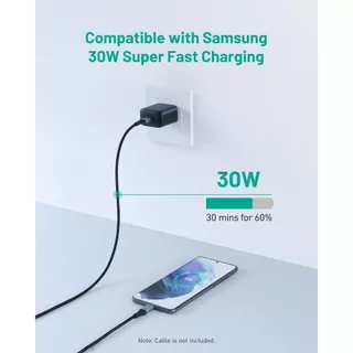 [สำหรับ iPhone 17] AUKEY PA-R1P หัวชาร์จเร็ว 30W GaN III หัวชาร์จเร็ว iPhone รองรับเทคโนโลยี PD PPS