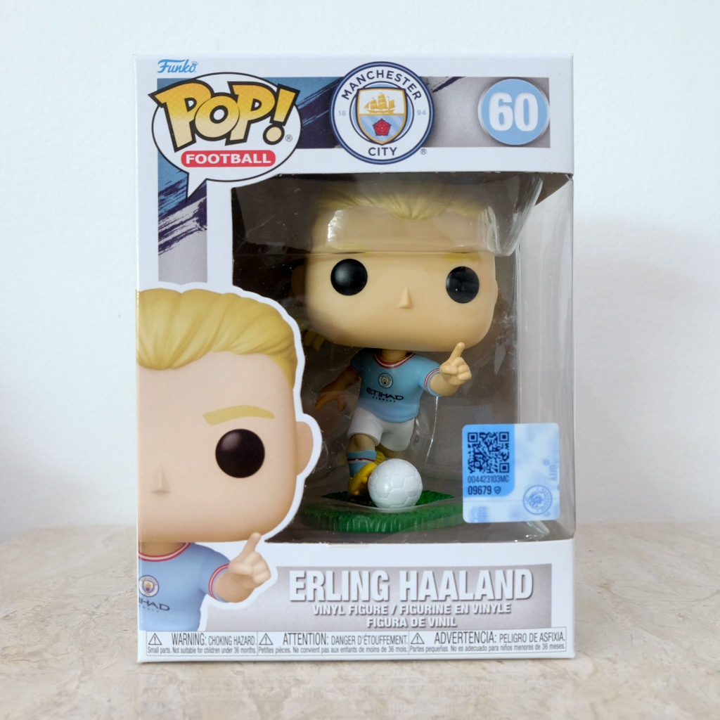 🔹⚽ [Manchester City] ⚽🔹 Funko Pop Soccer Manchester City Erling Haaland ของแท้ กล่อง9/10 มีรอยข่วนพลาสติกเล็กน้อย
